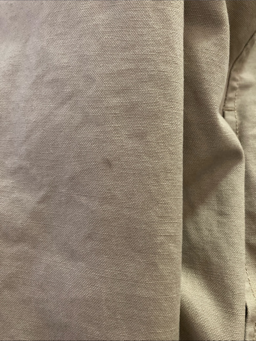 L.L. Bean women's Adirondack Barn Coat quilted lining tan corduroy insulated - Picture 3 of 10